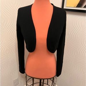 Black Cashmere Shrug sz M